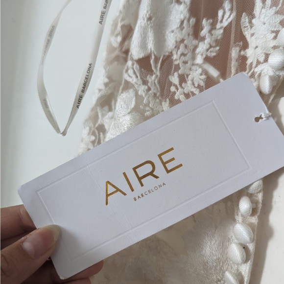Aire Barcelona Wedding Dress- “Iris”, Size 10 - Picture 4 of 6